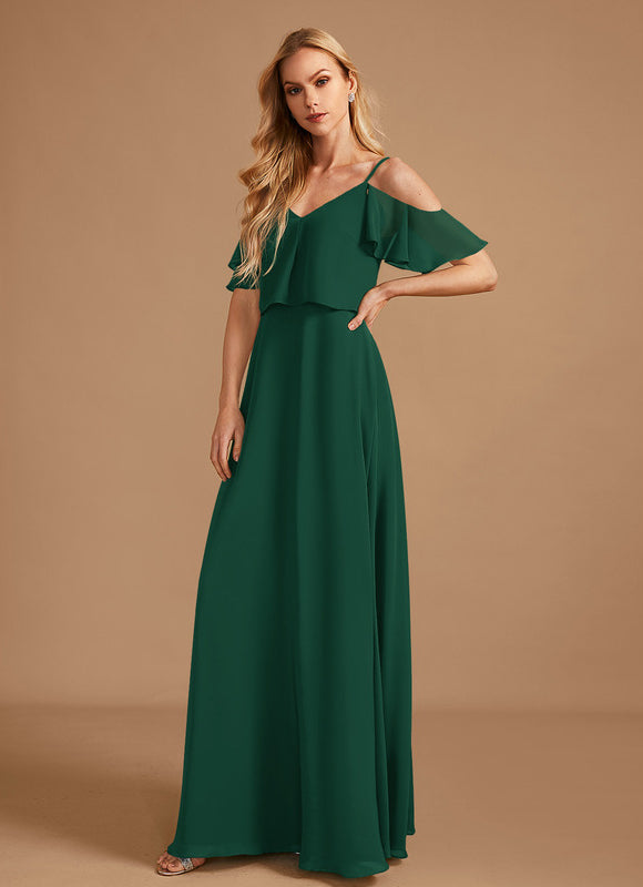Robe Cérémonie Longue Volants Rose - gallery 2