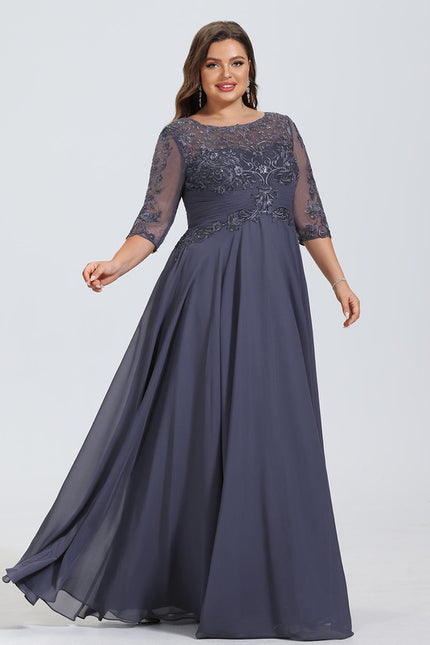 Robe Cérémonie Fluide Marine - gallery 7