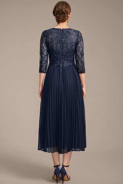 Robe Cérémonie Nuit Plissée Élégante - gallery 6