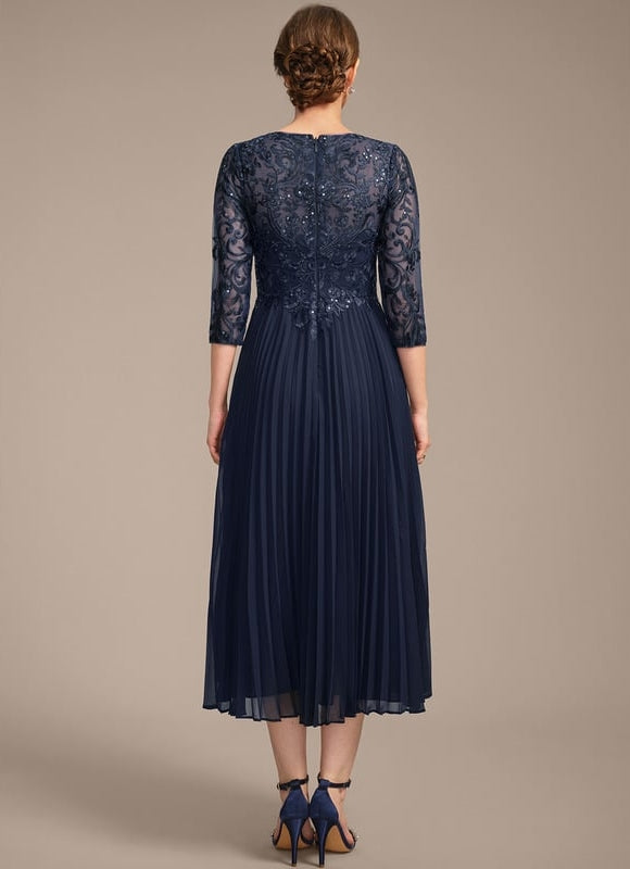 Robe Cérémonie Nuit Plissée Élégante - gallery 6