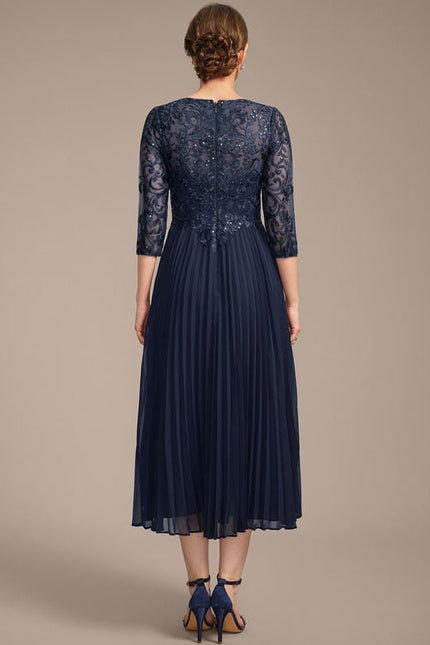 Robe Cérémonie Nuit Plissée Élégante - gallery 6