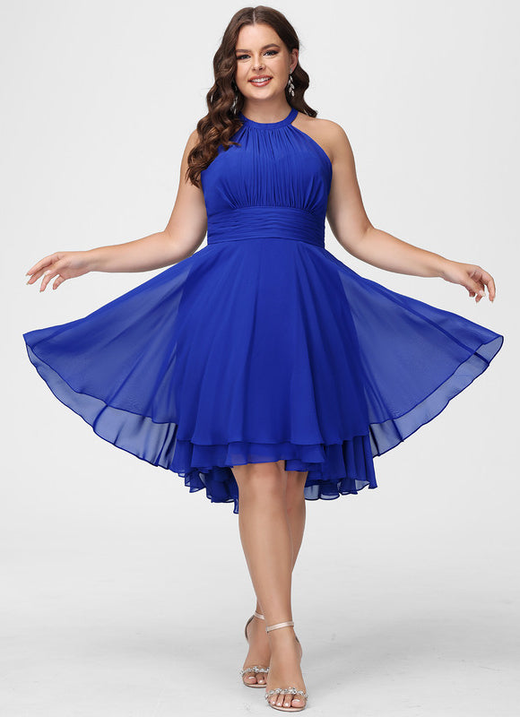 Robe Cérémonie Col Rond Volantée - gallery 9