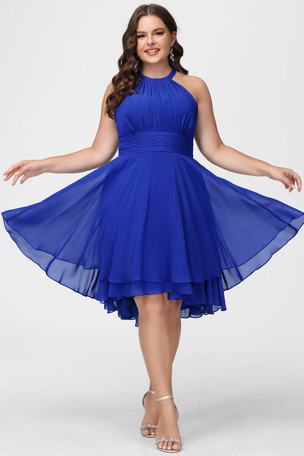 Robe Cérémonie Col Rond Volantée - gallery 9