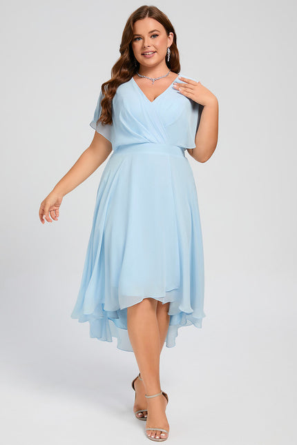 Robe Cérémonie Fluide Marine Élégante - gallery 8