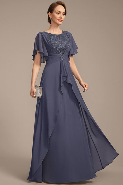 Robe Cérémonie Mousseline Sombre - gallery 4