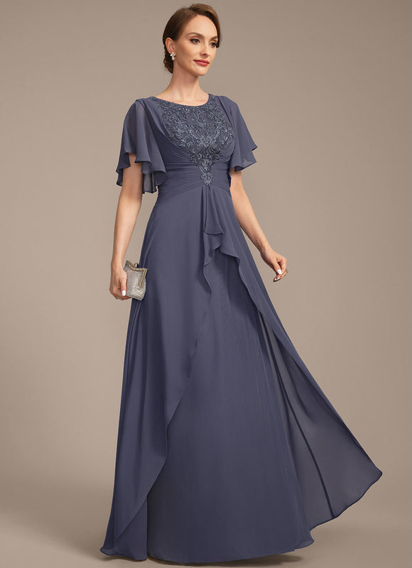 Robe Cérémonie Mousseline Sombre - gallery 4