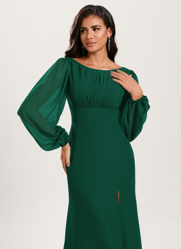 Robe Cérémonie Sirène Vert Émeraude - gallery 3