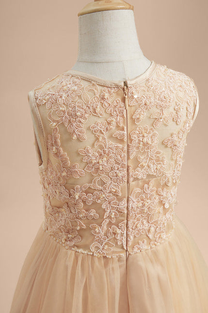 Robe Cérémonie Lueur De Pêche - gallery 3