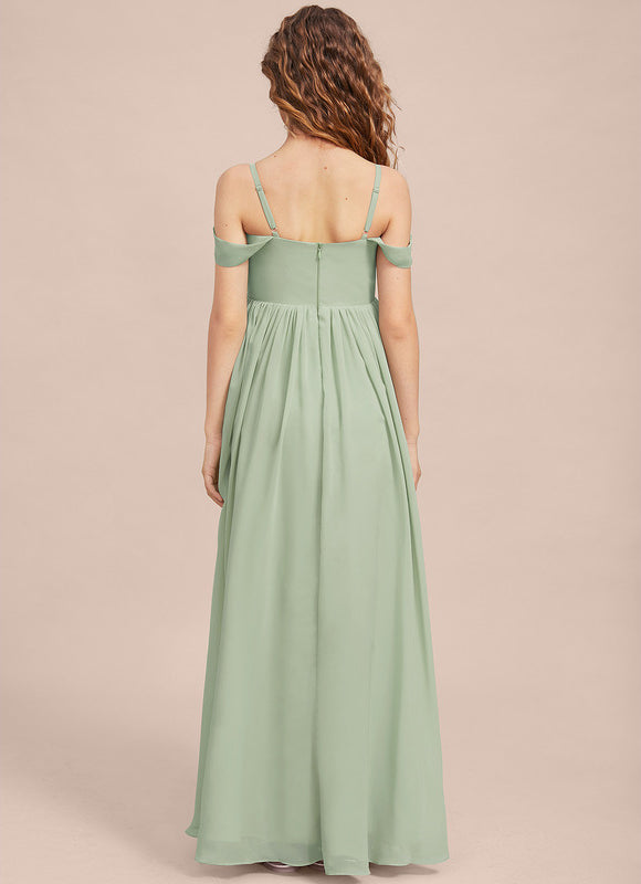 Robe Cérémonie Demoiselle Dhonneur Mint - gallery 7