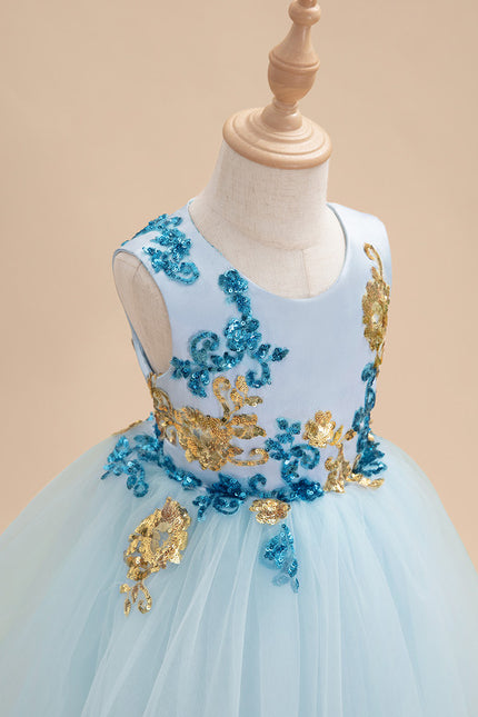 Robe Cérémonie Tulle Aqua - gallery 6