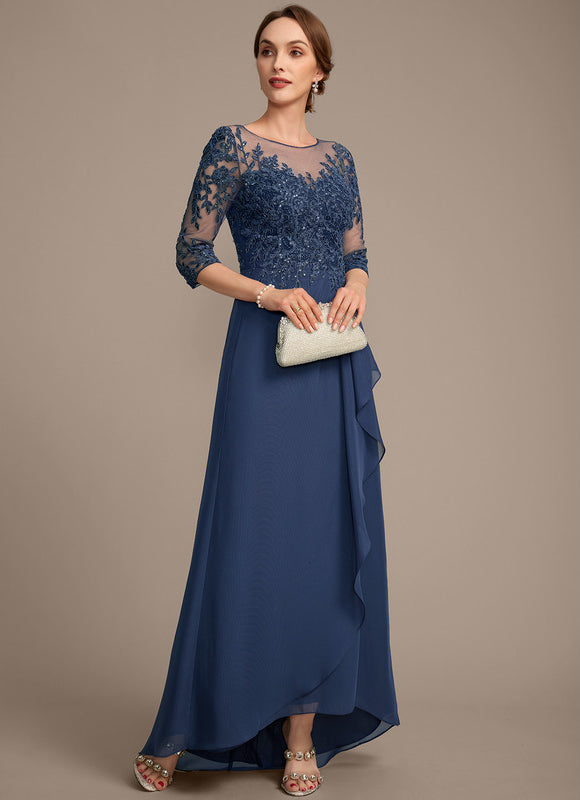 Robe Cérémonie Élégance Marine Scintillante - gallery 4