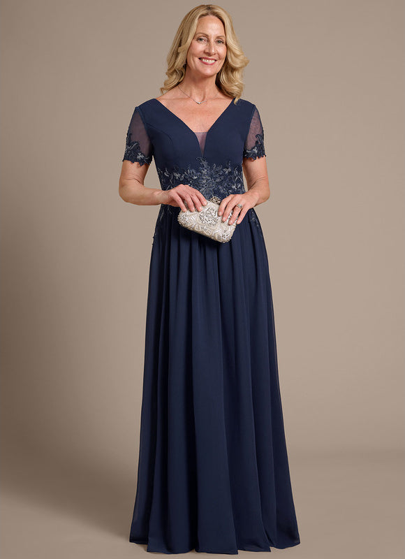 Robe Cérémonie Élégante Appliquée - gallery 3