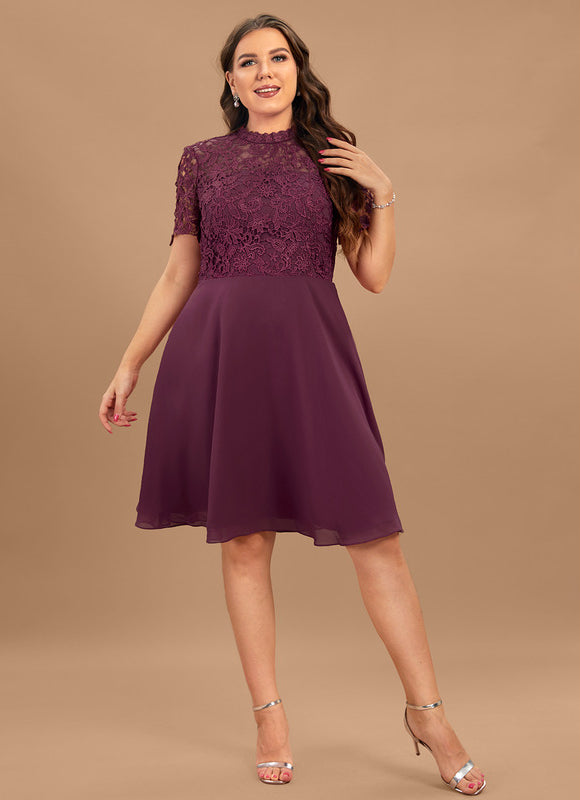 Robe Cérémonie Violet Élégant - gallery 9