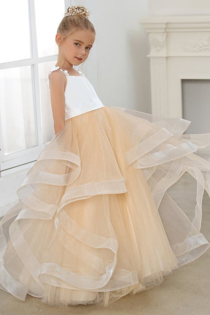 Robe Cérémonie Tulle Dorée - gallery 6