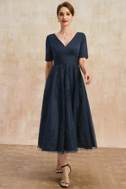 Robe Cérémonie Marine Élégante - gallery 1