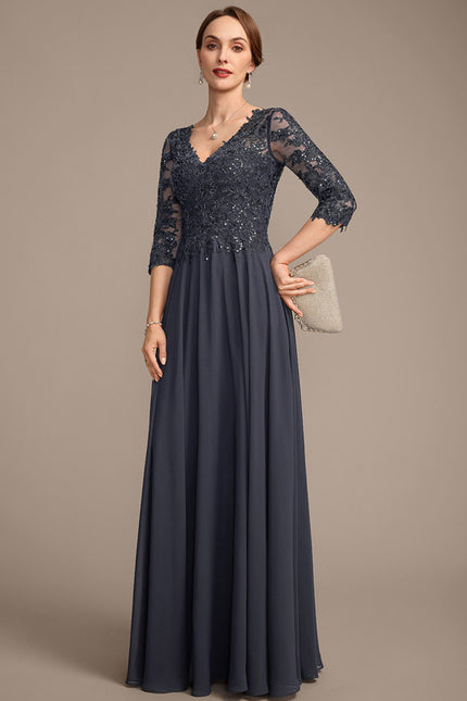Robe Cérémonie Longue Bleu Royal - gallery 4