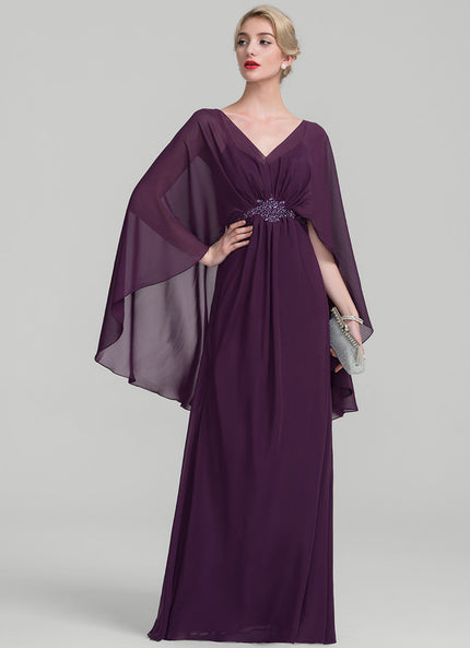 Robe Cérémonie Violette Fluide