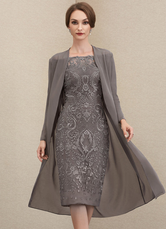Robe Cérémonie Gala Chic Argenté