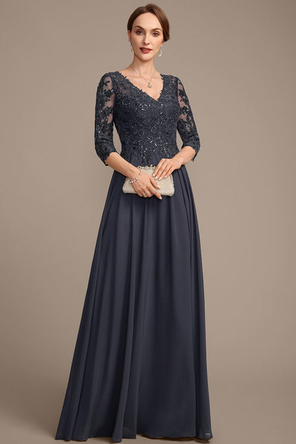 Robe Cérémonie Longue Bleu Royal - gallery 2