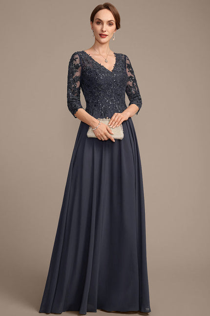Robe Cérémonie Longue Bleu Royal - gallery 2