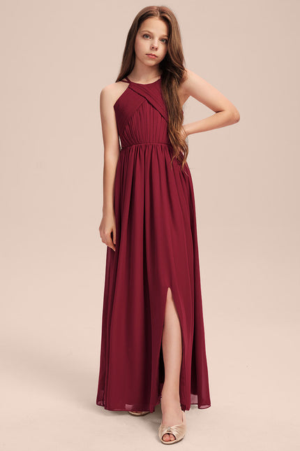 Robe Cérémonie Longue Plissée