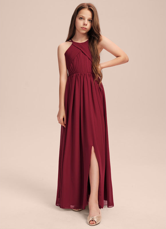 Robe Cérémonie Longue Plissée