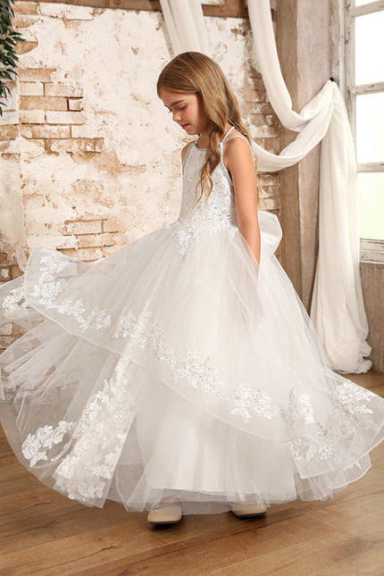 Robe Cérémonie De Fête Éthérée - gallery 8