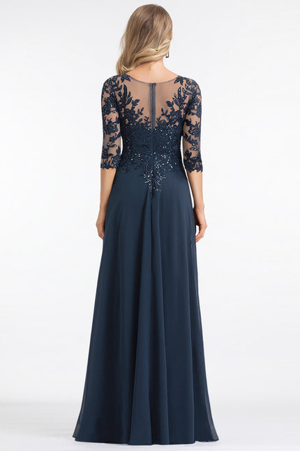 Robe Cérémonie Longue Bleu Royal - gallery 2