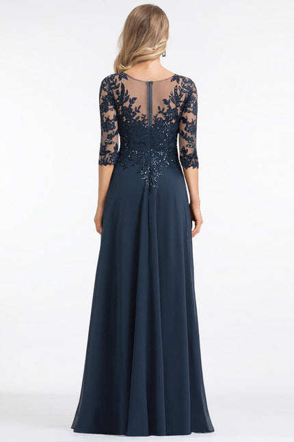 Robe Cérémonie Longue Bleu Royal - gallery 2