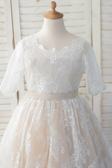 Robe Cérémonie De Cérémonie Enfantine - gallery 2