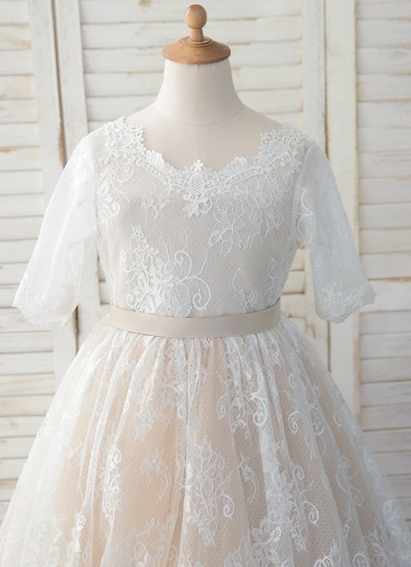 Robe Cérémonie De Cérémonie Enfantine - gallery 2