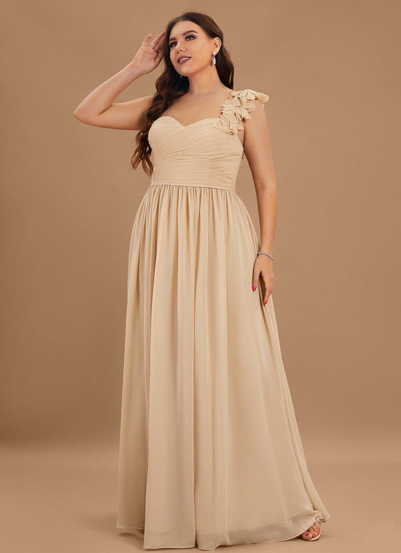 Robe Cérémonie Asymétrique Beige - gallery 8