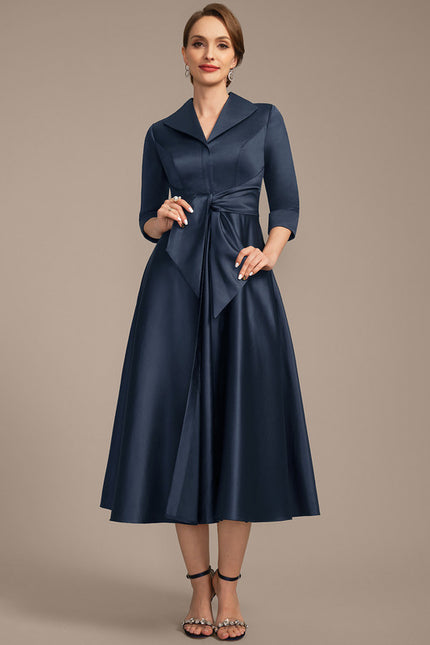 Robe Cérémonie Satin Intemporelle - gallery 2