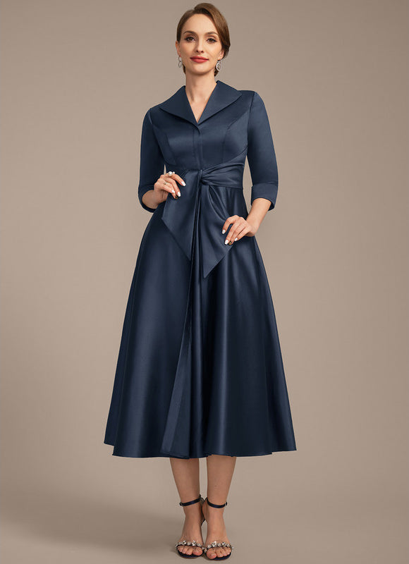 Robe Cérémonie Satin Intemporelle - gallery 2