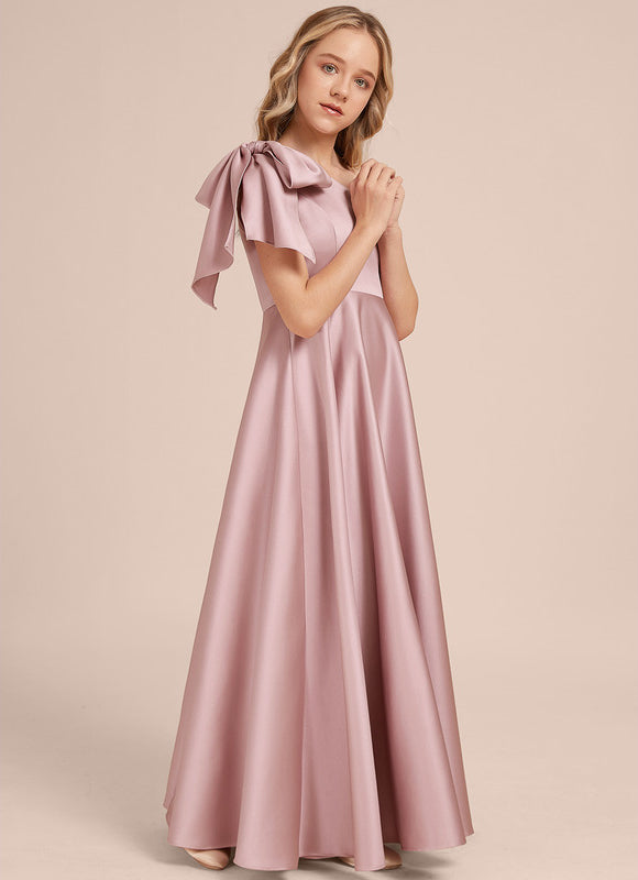 Robe Cérémonie Asymétrique Rose - gallery 6