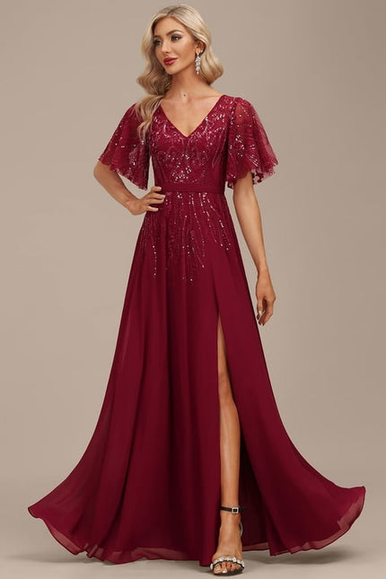 Robe Cérémonie Longue Bleu Royal