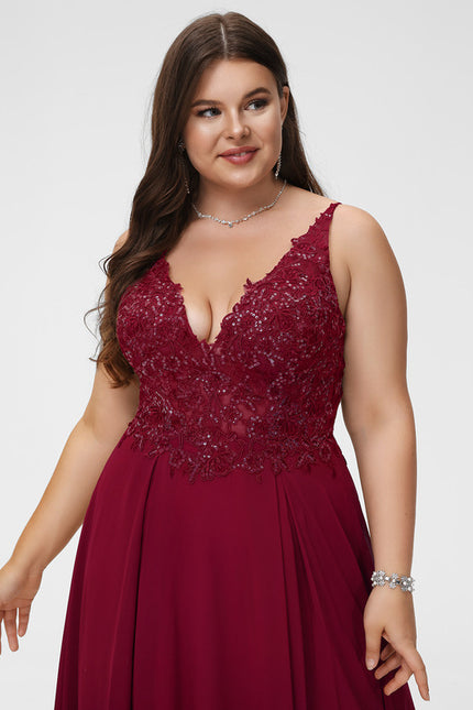 Robe Cérémonie Éclatante Bordeaux - gallery 5