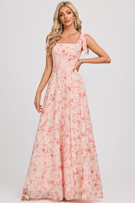 Robe Cérémonie Mousseline Verte - gallery 2