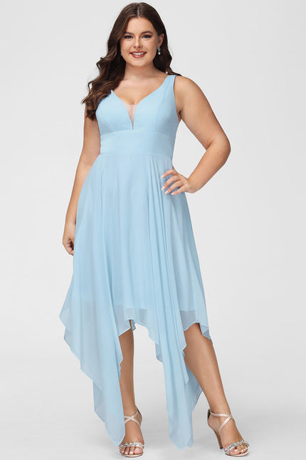 Robe Cérémonie Fluide Marine Élégante - gallery 9