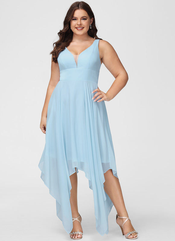 Robe Cérémonie Fluide Marine Élégante - gallery 9