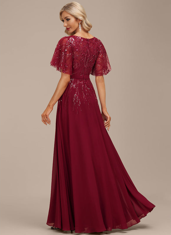 Robe Cérémonie Longue Bleu Royal - gallery 4