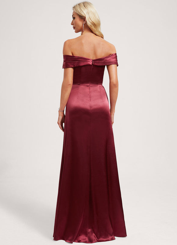 Robe Cérémonie Satin Cuivrée - gallery 4