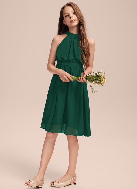 Robe Cérémonie Vert Émeraude Chic
