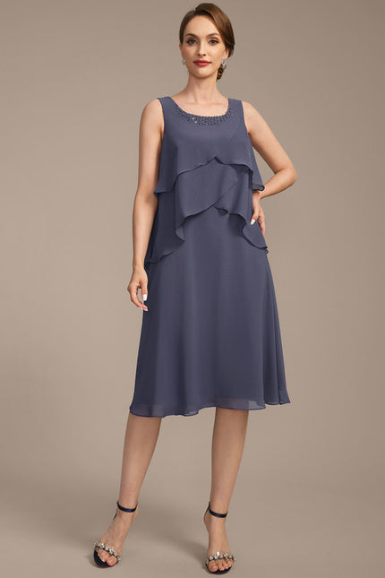 Robe Cérémonie Mousseline Fluide - gallery 6