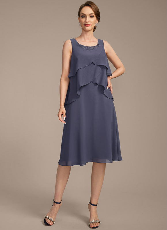 Robe Cérémonie Mousseline Fluide - gallery 6