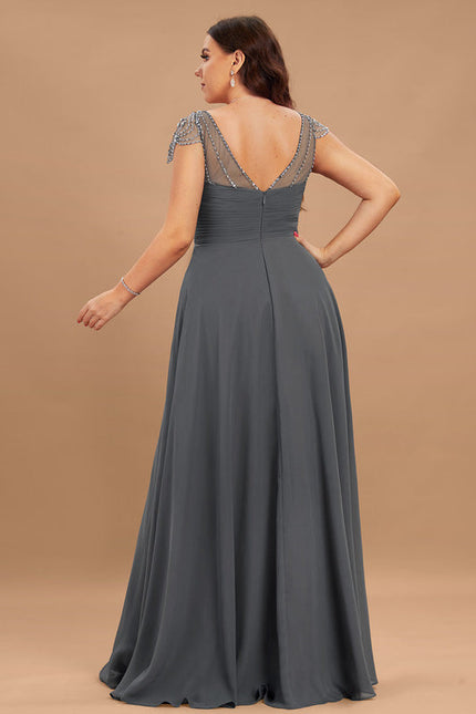 Robe Cérémonie Mousseline Charbon - gallery 6