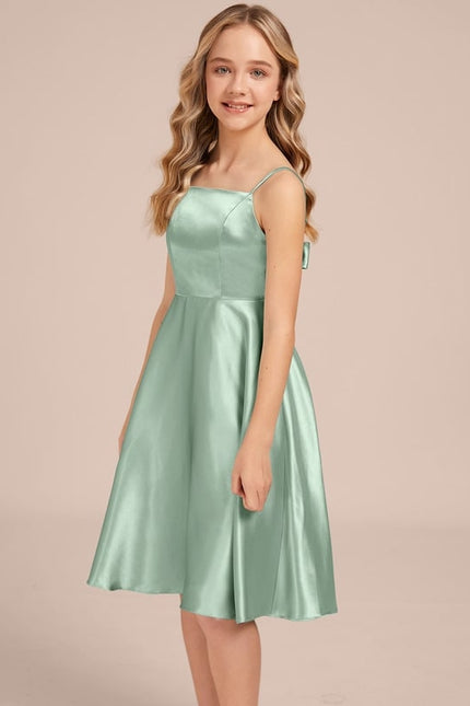 Robe Ceremonie Courte Satin - gallery 4