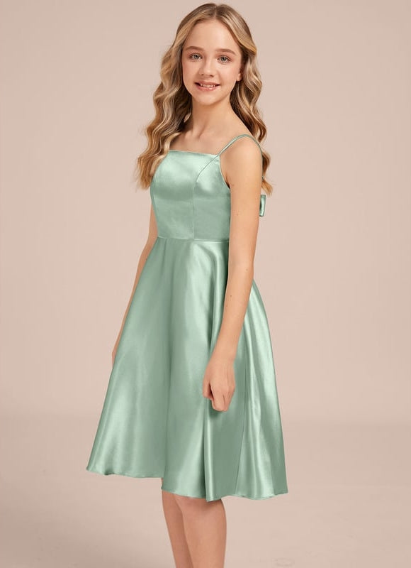 Robe Ceremonie Courte Satin - gallery 4