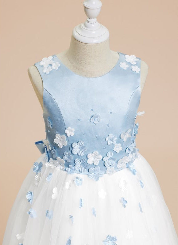 Robe Cérémonie Fleur Satinée - gallery 2