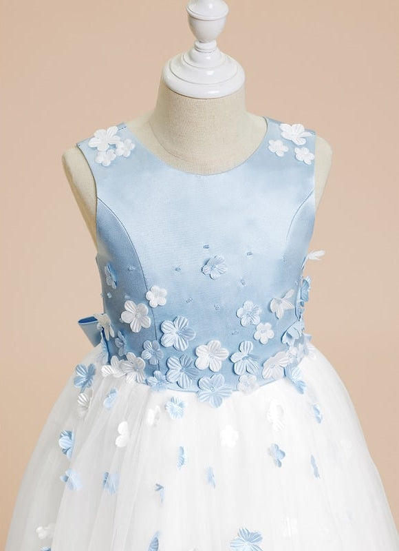 Robe Cérémonie Fleur Satinée - gallery 2